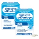Digestief Voordeel Lactose Defense Enzymes + Probiotica voor vrouwen en mannen Occasional Bloating, Lactose Breakdown, Minor Abdominal Discomfort, Immune Support, 96 Count Capsules (2 Pack)