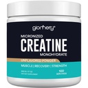 Creatine Monohydrate Powder Micronized, 100 Servings, Pure Creatine for Muscle Strength, Workout Performance & Recovery, for Men & Women – Unflavored