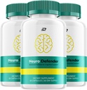 Neuro Defender Supplement Capsules – NeuroDefender Natural Blend Formula Focus Memory Support and Reviews (3 Pack – 180 Capsules)