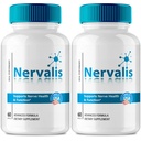 Nervalis Nerve Supplement Capsules, Nervalis Health Formula Supplement Pills - Maximum Strength, Advanced Brain & Memory Focus, All Natural Daily Vitamins Support, Nervalis Reviews (2 Pack)