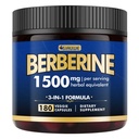 Berberine supplement - Berberine gewichtsverlies, hoge potentie Berberine 1500MG van Berberine HCL, Plus Citrus Bergamot - voor Metabole, Digestieve en Immune Support - Vegan, Non-GMO, 180 Capsules