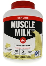 Muscle Milk Originele Proteïne Poeder, Banana Crème, 32g Proteïne, 4.94 Pond, 32 Servers