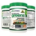 Vital First Daily Greens Over 50 Amazing Superfoods in Every Scoop - Large Size 10.8oz - with Organic Vegetables, Enzymes - Tropical Flavor