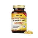 Vitamine D3 + K2 5000 IE - Liposomale technologie voor verbeterde absorptie - MK-7 Vitamine K2 100 mcg - Ondersteunt Bone & Calcium Metabolisme - D3K2 Supplement voor mannen en vrouwen - 180 Softgels
