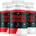 (3 Pack) Primal Brain – Advanced Supplement Formula for Brain Memory Health Support (180 Capsules)