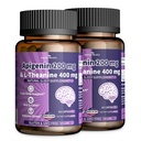 400mg L Theanine with Apigenin 200mg Supplement for Sleep – Natural Relaxation & Stress Support – Gluten Free, Non-GMO, Zero Fillers – Made in USA | 120 Veggie Capsules