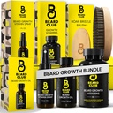 Baard Club Premium Baard Groei Kit - Growth Oil, Vitaminen, Vitamine Spray & Boar Bristle Brush - Gift Set