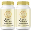 (2 Pack) Pineal Activator Capsules – Natural Pineal Gland Support for Clarity, Focus, Memory Sharpness and Restful Balance | PinealActivator Easy-to-Take Daily Pills, Original Formula (120 Capsules)