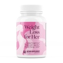 GLP-1 Weight Loss for Her | Supports Healthy Pathways Associated with GLP-1 Activity - Promotes Weight Loss for Women, Helps Appetite Control & Promotes Energy - 3rd Party Tested Supplement - 60 Pills