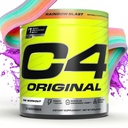 C4 Original Pre Workout Powder Sugar Free for Men & Women 200mg Caffeine + CarnoSyn Beta-Alanine + Creatine + AI Peptides - Rainbow Blast, 30 Servings