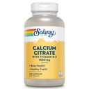 Solaray Citrate de calcium avec/vitamine D3 1000mg, Bons et dents en bonne santé, Soutien du cœur, des muscles et des nerfs, 60 Serv, 240 VegCaps