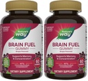 Nature's Way Brain Fuel, Supports Memory and Concentration*, Brain Function Support Supplement*, Clinically Studied Cognigrape®, Grape Flavored, 60 Gummies,(Pack of 2)