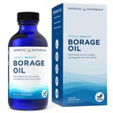 Nordic Naturals Nordic Beauty Borage Oil, Unflavored - 4 Ounces - Borage Seed Oil, Unieke Omega-6 voor een gezonde en gehydrateerde huid, 480 Milligrammen van GLA - Non-GMO - Vegan, 48 Servers