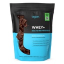 LEGION Whey+ Protein Whey Isolate from Grass Fed Cows (Chocolate, 60 Servings) - Whey Protein Isolate Powder, Low Calorie, Non-GMO, Sugar Free, Lactose and Gluten Free, All Natural Protein Powder