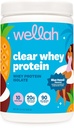 Wellah Clear Whey Protein Isolate Powder (Blue Hawaii) 10 Servings - 20g of Protein, 90 Calories, Sweetened with Stevia
