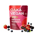 Protein Gummies for Women & Men, 20g High Protein per Serving, Supports Healthy Hair Skin Nails & Energy, Zero Sugar, Vegan, Mixed Berries Flavor, 60 Gummies
