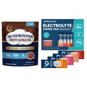 Venture Pal Mushroom Hot Cocoa + High Sodium Electrolyte Powder - Sleep, Hydration & Recovery, Keto Friendly, Non-GMO, Vegan, 32 Sticks