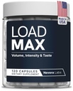 LOAD MAX – Semen Volume Booster – Better Taste and Seman Volume Increase – Overload Semen Booster & Semen Volume Maximizer – Semen Volume Increaser For Men – Men’s Intensity Support – 120 Capsules