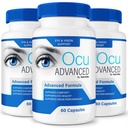 (3 Pack) Ocu Advanced Capsules – Advanced Eye Health & Vision Support Supplement | Natural Formula for Bright, Clear Eyes & Daily Eye Wellness | Easy-to-Take Pills, Non-Habit Forming (180 Capsules)