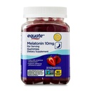 Equate Melatonin 10 mg Gummies, Fast-Dissolve Vegetarian Strawberry Flavor Adult Sleep Support, 90 Count Sticker