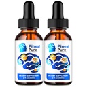 Pineal Pure Drops, Pineal Pure Blood Formula Support Liquid Drops, Official Formula to Support Cognitive Wellness, Fortify Memory, Focus & Concentration, PinealPure Gotas Reviews (2 Pack)