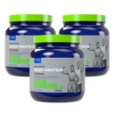 POWERLIFE High Impact Grass Fed Whey Protein with 3000 MG of HMB, No Sugar Added, Non-GMO, Hormone and Antibiotic Free, 15 Servings (Chocolate - New Formula) - 3 Pack