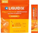 Liquid I.V.® Hydration Multiplier® - Blood Orange - Hydration Powder Packets | Electrolyte Drink Mix | Single-Serving | Non-GMO | 16 Servings (Pack of 1)