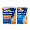 Theraflu Ernstige koude relief Hot Liquid Powder Combo: 12ct dag/nacht honing citroen smaak + 6ct dag honing gember smaak