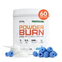 RIVAL NUTRITION Powder Burn Pre-Workout Energy Powder for Men and Women I Blue Raspberry, 60 Servings | Clean Ingredients I 3g L-Citrulline, 3.2g Beta-Alanine and 200mg Natural Caffeine Per Serving