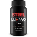 Steel Promax - Extra Strength - Our Best Stamina & Blood Flow Pills For Men - Nitric Oxide Booster Steel Power Supplement - Mens Circulation Support Blood Flow Pills - Max Steelpower Male Supplement