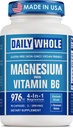 4 in 1 Magnesium Complex for Women & Men, 976mg Elemental Magnesium with Magnesium Glycinate, Citrate, Malate, L-Threonate for Bones, Muscle, Recovery, Energy, Gluten Free, Non-GMO - Easy to Swallow