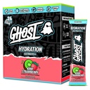 GHOST Hydration Sticks, Electrolyte Powder Packets, Kiwi Strawberry - 24 Sugar Free Instant Electrolyte Drink Mix - Caffeine-Free Daily Hydration & Immune Support with Clean Formula
