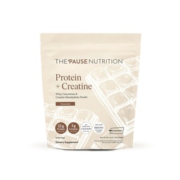 The 'Pause Life Protein + Creatine, Made with Creavitalis Creatine Monohydrate, Whey Protein, & BCAAs for Men and Women, Gluten Free, Low Sugar, Non GMO, Chocolate Flavor, 14 Servings, 17.8 oz