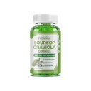 Soursop Graviola Gummies - Extra Strength Soursop Leaves Supplement with Vitamin C, Zinc & Whole Natural Food for Immunity, Liver, Zzz & Antioxidant, 60 Gummies