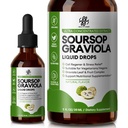 iMATCHME Soursop Graviola Liquid Drop for Cell Support & Regeneration, Immune System and Gut Health Support, Pure Soursop Bitters Liquid, High Absorption, Sugar/Gluten Free, Natural Flavor, 1 Fl Oz