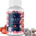 SOHM Multivitamin Gummies for Men & Women, 60 Count – Daily Vitamin Gummies with Vitamins A, C, D3, E & Folic Acid, Supports Immune Health, Energy Metabolism & Overall Wellness