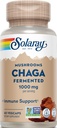 SOLARAY Champignon de Chaga fermenté 1000 mg , Soutien de la fonction immunitaire santé , 30 portions 60 VegCaps