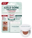 Coverology Cold Sore Treatment & Cold Sore Concealer - The Best Full Coverage Cold Sore Cover Up Makeup to Help Disguise and Soothe - Dark