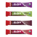 CLIF BLOKS - Chews énergétiques - 4 packs de variétés de saveurs - non-OGM - aliments végétaux - glucides rapides pour le vélo et la course - snack d'entraînement (2,1 Ounce Packet, 12 comtes)