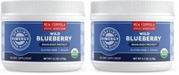 Vimergy Wild Blueberry Powder –Protects Brain Health* - Supports Cardiovascular Function* – Organic, Vegan & Gluten-Free – 120g (Pack of 2)