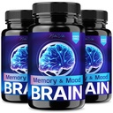 (3 Pack) Memory and Mood Brain – Premium Ingredients for Focus, Clarity & Concentration | Memory & Mood Brain Support Pills | Memory y Mood Brain Formula | Memory Mood Brain Reviews (180 Capsules)