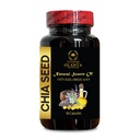 Pure Chia Seed Extract Capsules – Vegan Superfood Supplement for Energy and Immunity – Non-GMO Formula with Omega-3, Fiber, for Overall Wellness - 1 Bottle 60 Capsules