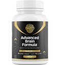 6-in-1 Advanced Brain Formula - Focus, Memory & Mental Clarity - Cognizin Citicoline, BacoMind Bacopa, NutriPS Phosphatidylserine, Brainberry, Velvet Bean, BioPerine - 60 Vegan Capsules