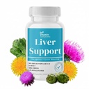 Lever Reiniging Detox en Reparatie - Melkdistel Supplement met Chlorofyl, Digestieve Enzymen, Artichoke & Dandelion voor Natuurlijke Galblaas Ondersteuning, 30 Vegan Capsules