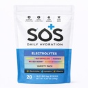 SOS Hydration Electrolyte Powder Sticks | Low Sugar Rapid Hydration | Keto Friendly (20 Servings, Variety