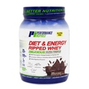 Performance Inspired Nutrition Diet & Energy Ripped Whey Protein – 25G Protein – 4G Leucine – L-Carnitine – Green Tea Extract – Dark Chocolate Dream – 2.3lb