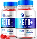 NutraRize (verpakking van 2 Celsium Keto+ACV Gummies, Advanced Formula 1000MG Apple Cider Vinegar, All-Natural Keto Official, Celsium Dieet Supplement, Reviews (120 Gummies)
