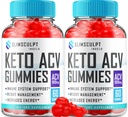 (2 Pack) Slimsculpt Keto ACV Weight Loss Gummies - Advanced Formula Slim Sculpt Keto plus ACV Gummies Apple Cider Vinegar Keto Slimsculpt ACV Gummies Dietary Supplement Reviews Men Women (120 Gummies)