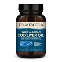 Dr. Mercola Cod Leverolie, 1.300 mg per portie, 30 porties (60 capsules), Dieetsupplement, Ondersteunt hersenen, bot en Joint Health, Non-GMO, MSC Certified