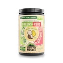 Earth Fed Muscle Greens and Reds Superfoods Blend, Piña Colada – Kale, Spirulina, Wheatgrass & Elderberry – Antioxidant Support, Vitamins & Probiotics – No Artificial Ingredients – 30 Servings